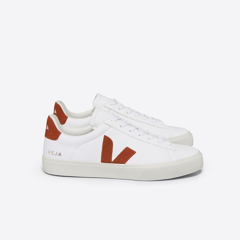 VEJA Campo Sneaker White  Leather w/ Cognac