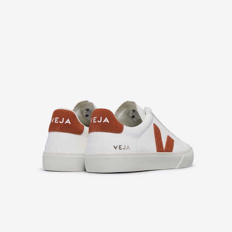 VEJA Campo Sneaker White  Leather w/ Cognac