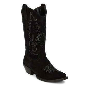 Matisse Gaucho Suede Cowboy Boot Black
