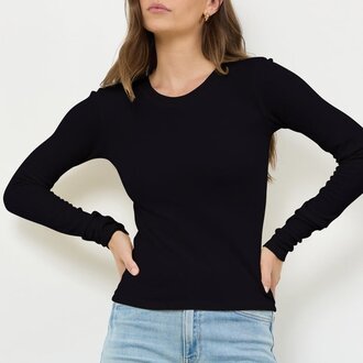 LA Made LS Thermal Crew Black