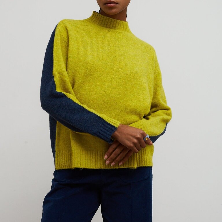 Dr Bloom Knit Pullover Twist Ocre