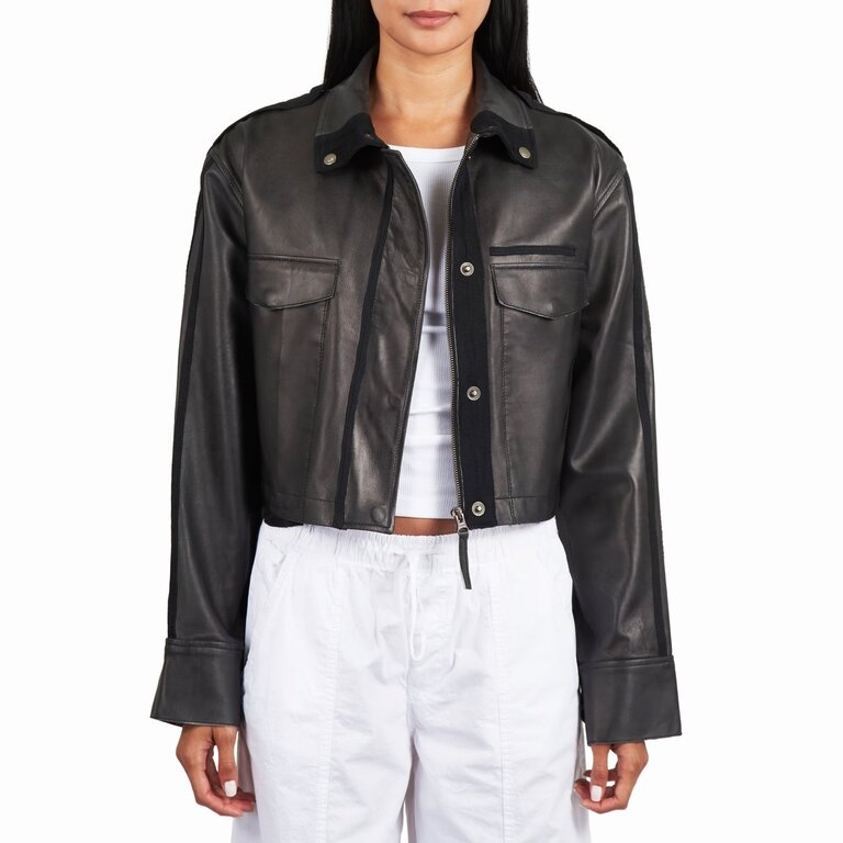 Jakett Toni Patina Leather Black