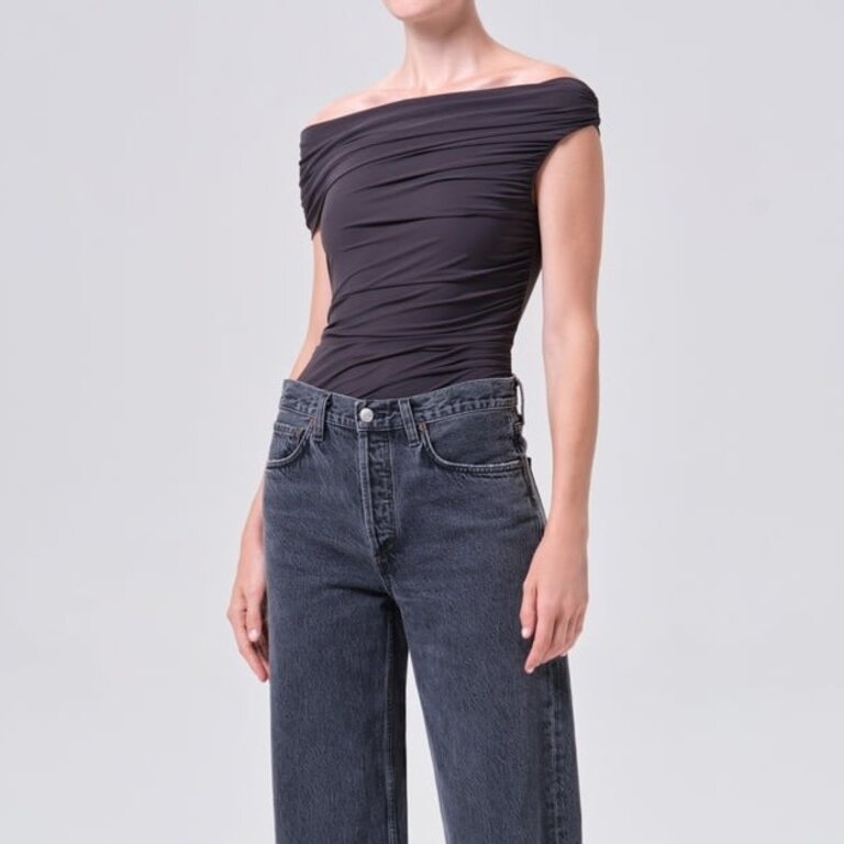 Agolde Sherilyn Bodysuit Carob