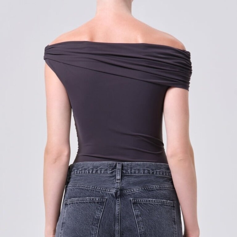 Agolde Sherilyn Bodysuit Carob