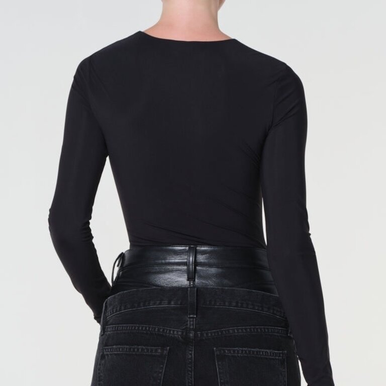 Agolde Clem Bodysuit Black