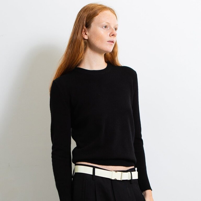 Pure Cashmere Oversized Crew Neck Sweater