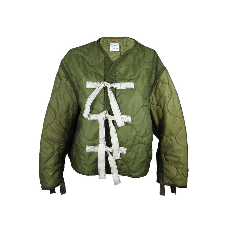 Sloppy Seconds Military Liner Ties Green/White