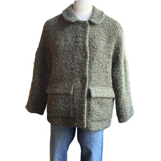 Dr Bloom Knit Coat Caqui