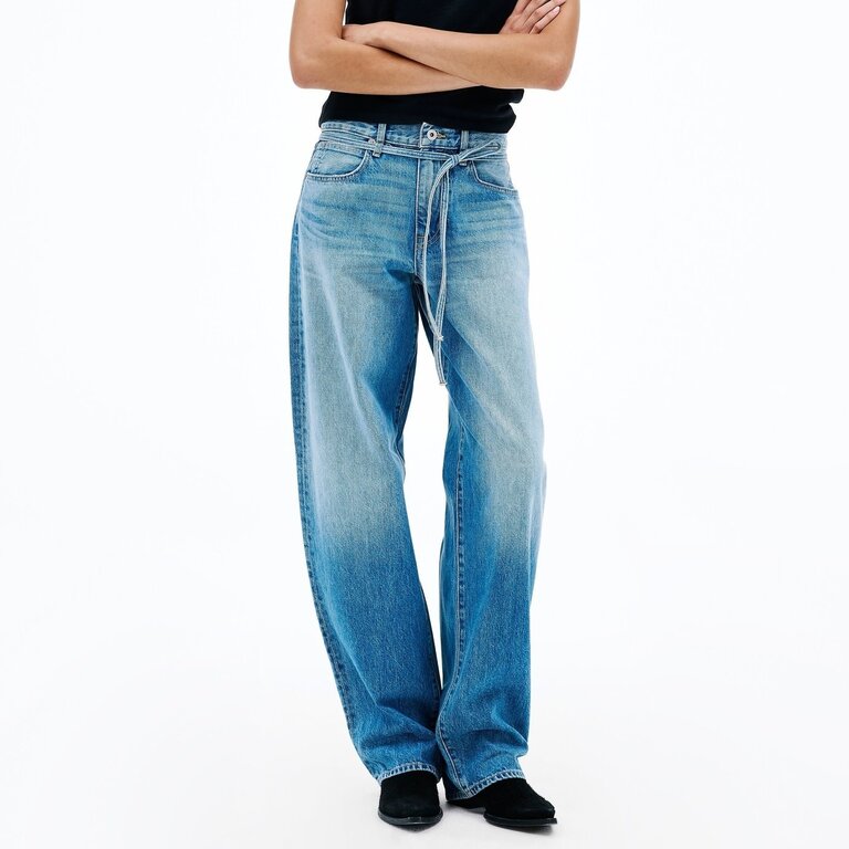 SLVRLAKE Hailey Belted Curve Pant Day Dreamer