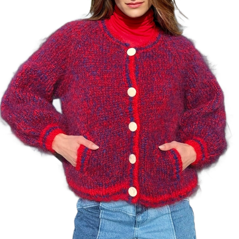 Rose Carmine Bombers Nuage Rouge Marine OS