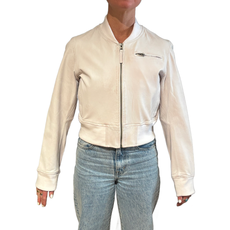 Jakett Collins Stonewash Leather White Pink