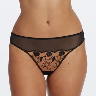 Skarlett Blu Enamoured Thong Black Combo