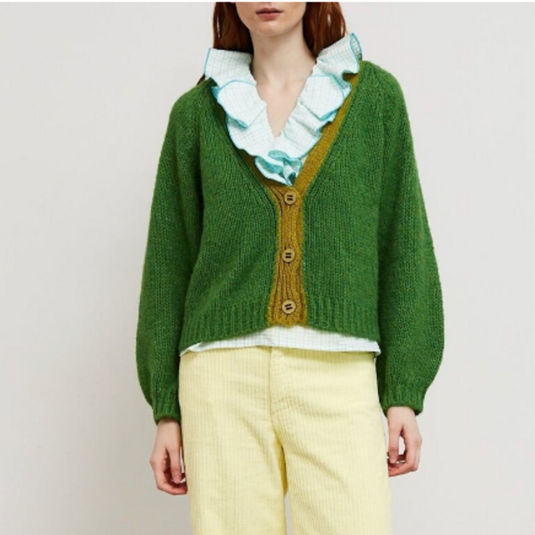 Dr Bloom Knit Cardigan Verde