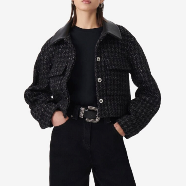 Iro Saloma Jacket Black Lurex