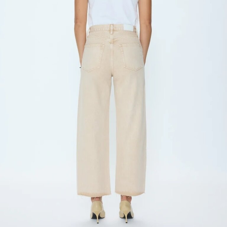 Tate Crop High Rise Bowed Wide Dune