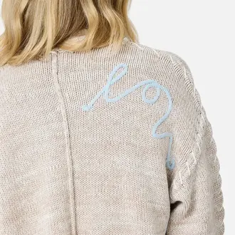 Kerri Rosenthal Sienna Love Cardigan Latte