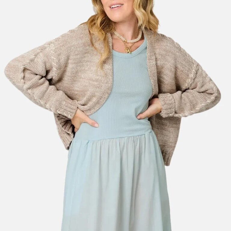 Kerri Rosenthal Sienna Love Cardigan Latte