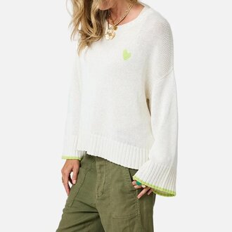 Kerri Rosenthal Summer Sweater Chalk