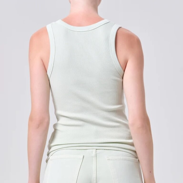Agolde Poppy Tank Mint Cream
