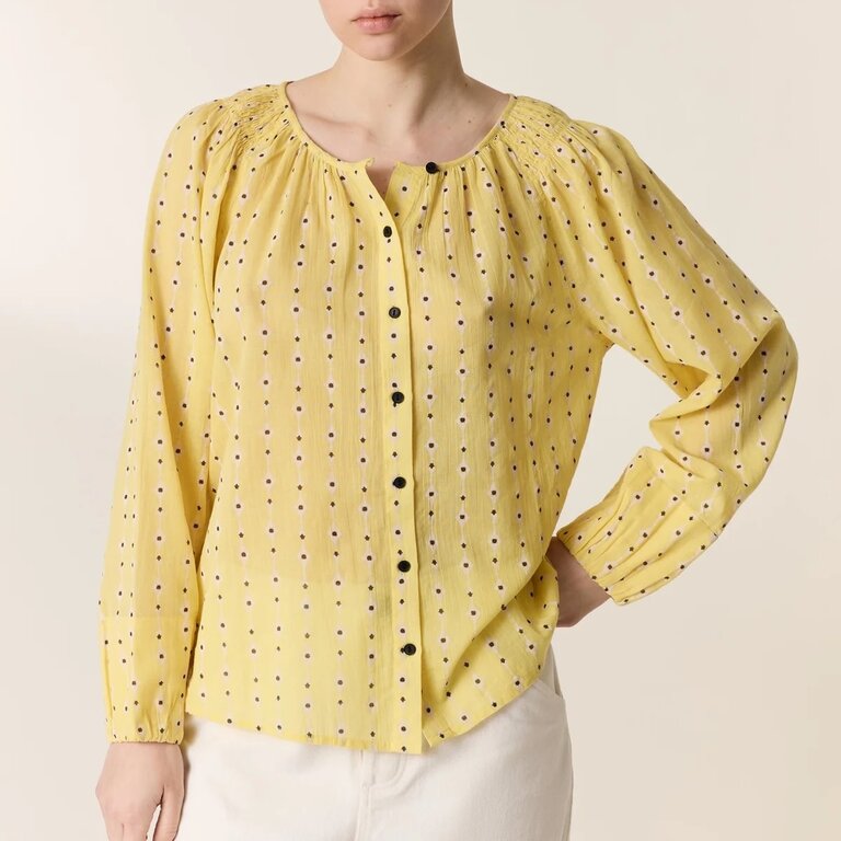 Leon Harper Cody Cotton Long Sleeve Yellow
