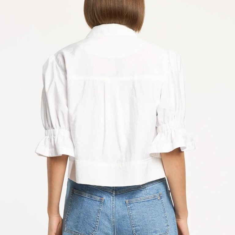 Cinq a Sept Holly Parachute Jacket White