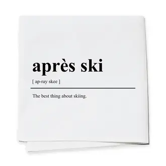 Toss Designs Cocktail Napkins (Set of 4) - Après Ski