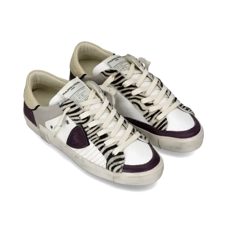 Philippe Model PRSX Low Perfore Blanc (VPP3)