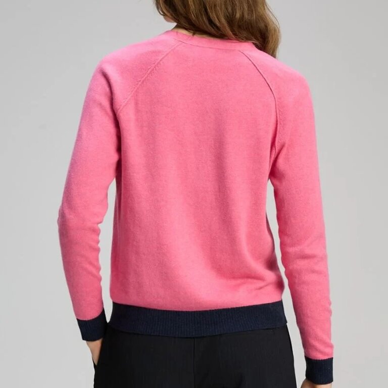 Essential Vee Cardi Bubblegum