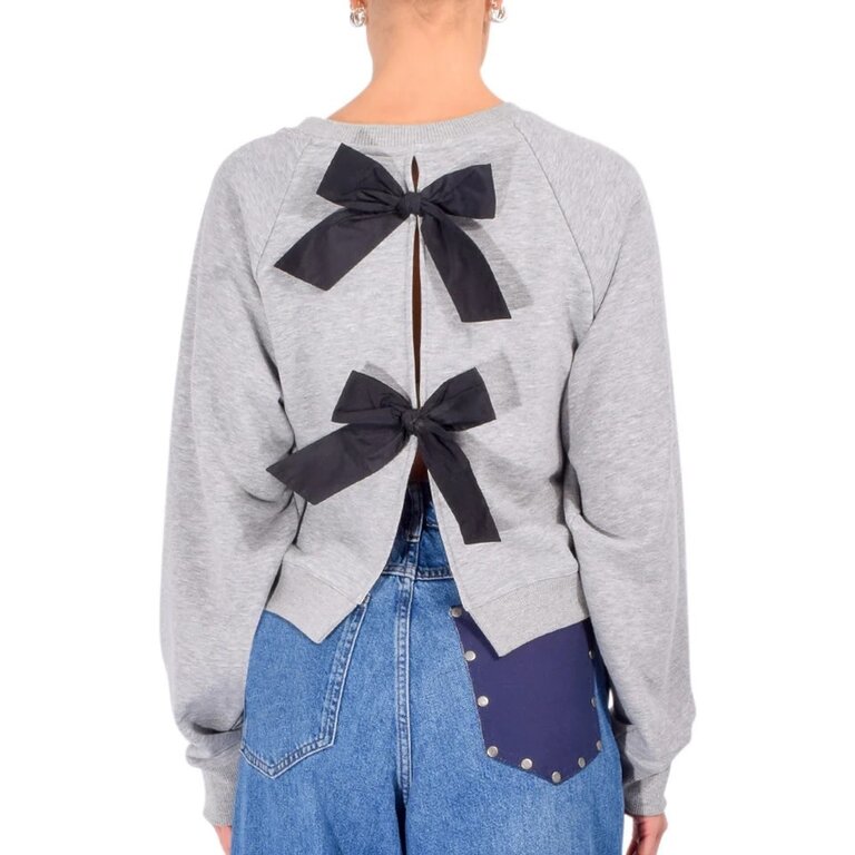 Cinq a Sept Beatrix Pullover Heather Grey/Black