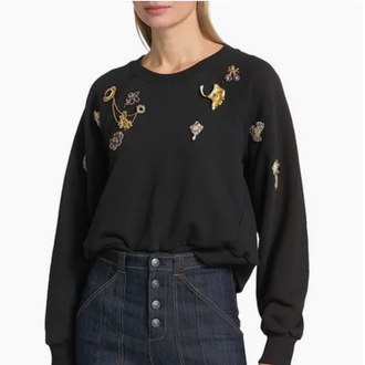 Cinq a Sept Gold Brooches Jennifer Pullover