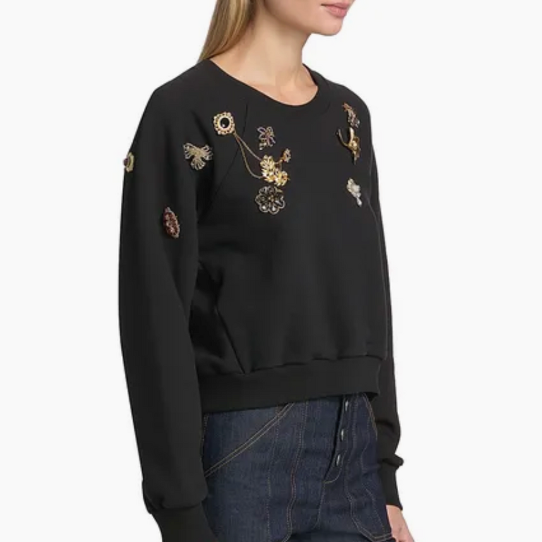 Cinq a Sept Gold Brooches Jennifer Pullover
