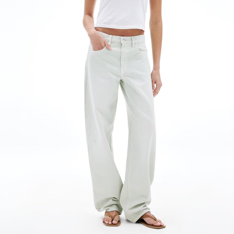 SLVRLAKE Tess Long Vintage Aloe Green