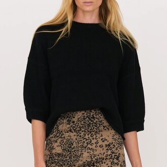 Secular 3/4 Sleeve Sweater