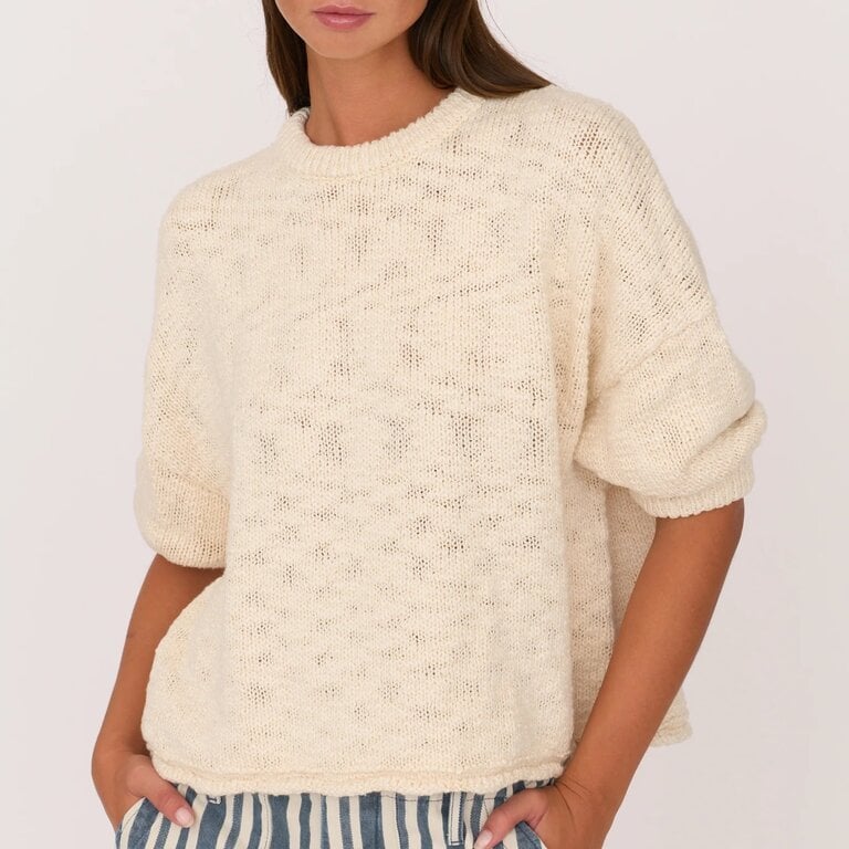 Secular 3/4 Sleeve Sweater
