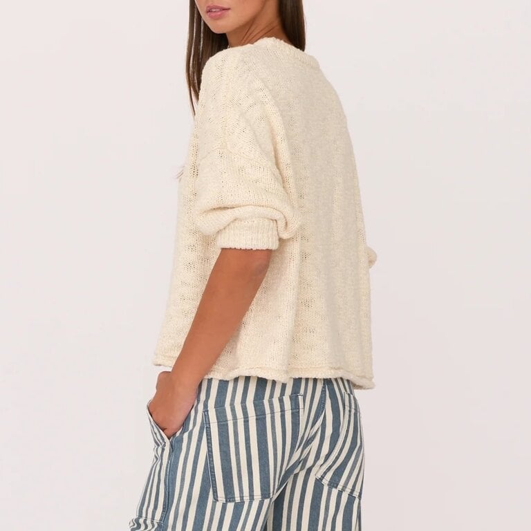 Secular 3/4 Sleeve Sweater