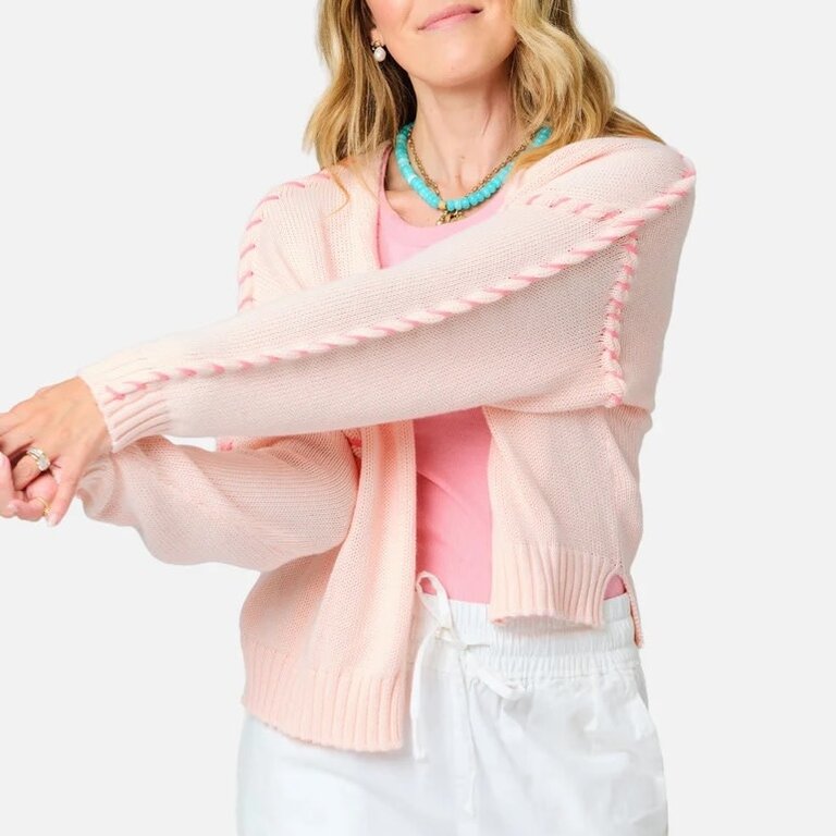 Kerri Rosenthal Sienna Cardigan Sugar Pink