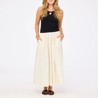 Kerri Rosenthal Two-Tone Tank Dress Black-Cloud