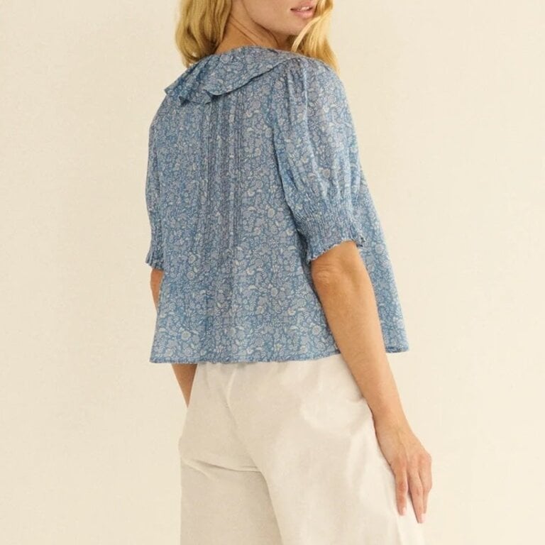 Doen Henri Top Blue Garden