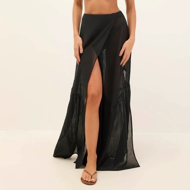 ViX Swimwear Sky Long Skirt Black