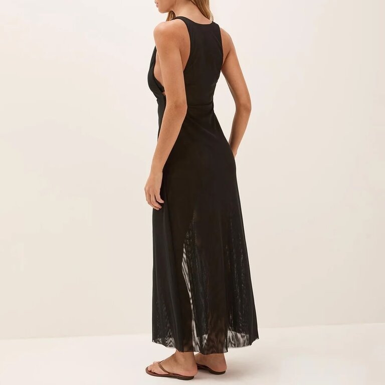 ViX Swimwear Aimee Midi Cover Up Black