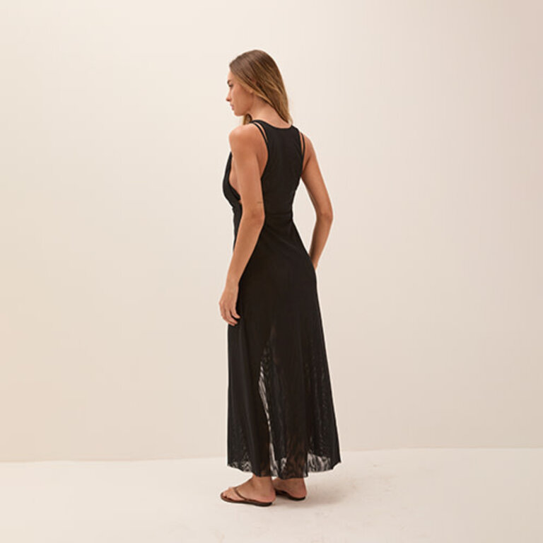 ViX Swimwear Aimee Midi Cover Up Black