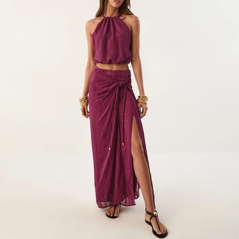ViX Swimwear Kara Midi Skirt Purple