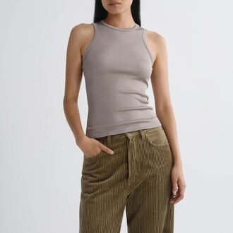 Agolde Andre Racer Tank Taupe