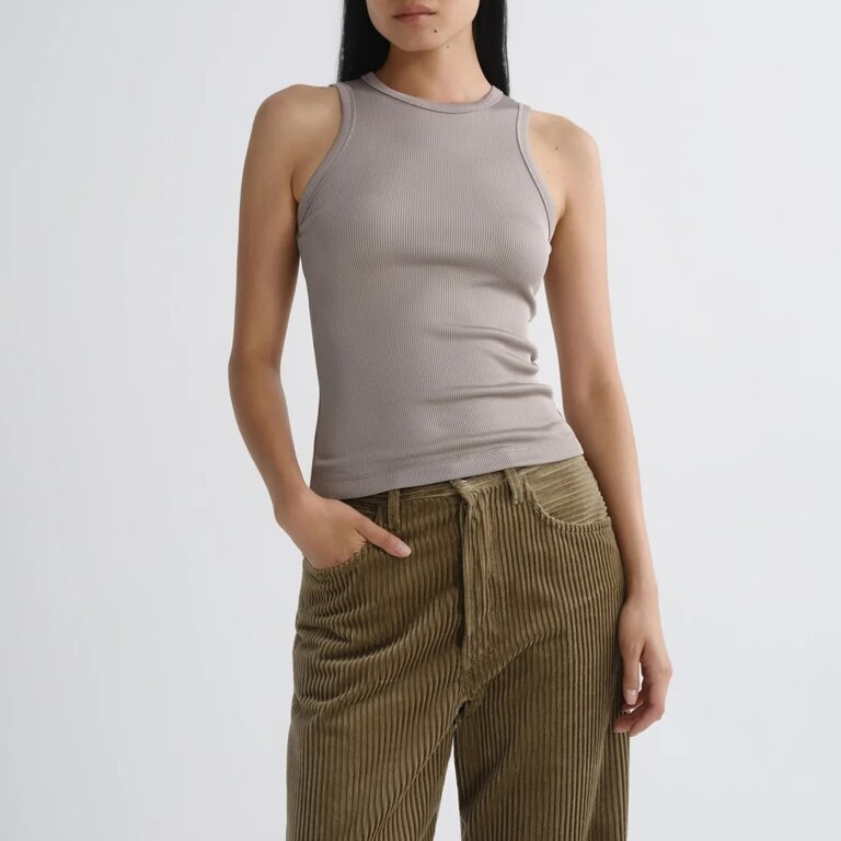 Agolde Andre Racer Tank Taupe