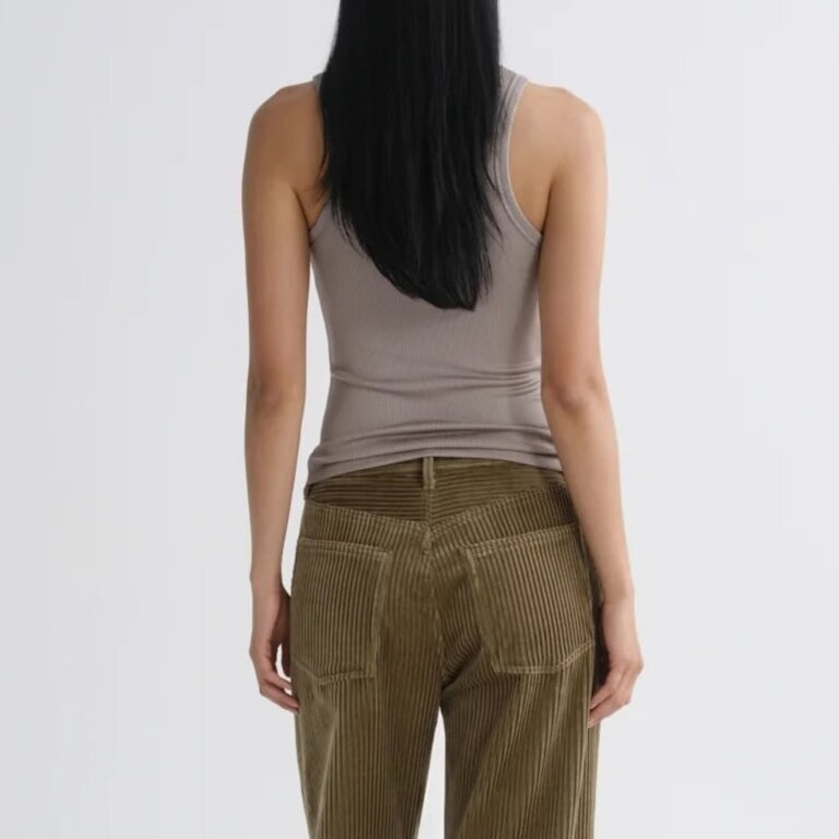 Agolde Andre Racer Tank Taupe