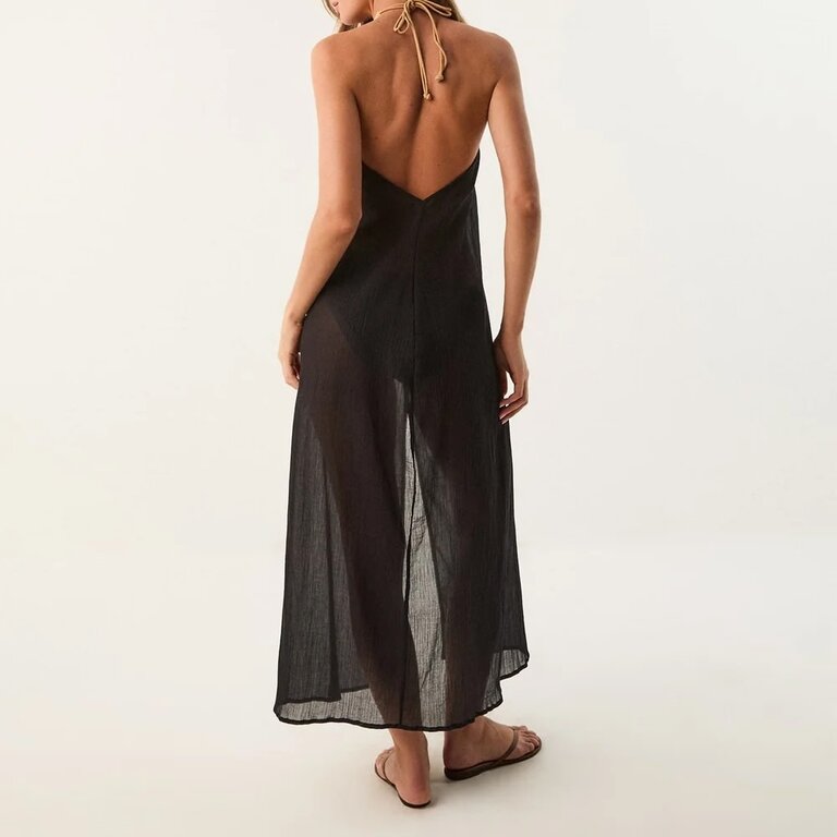 ViX Swimwear Cloe Long Cover Up Black