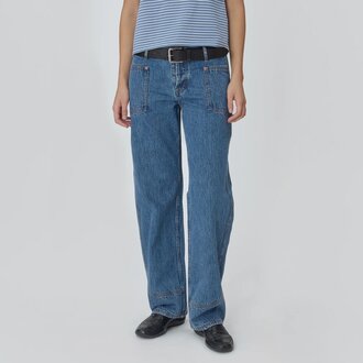 Still Here Supply Jean in Classic Blue