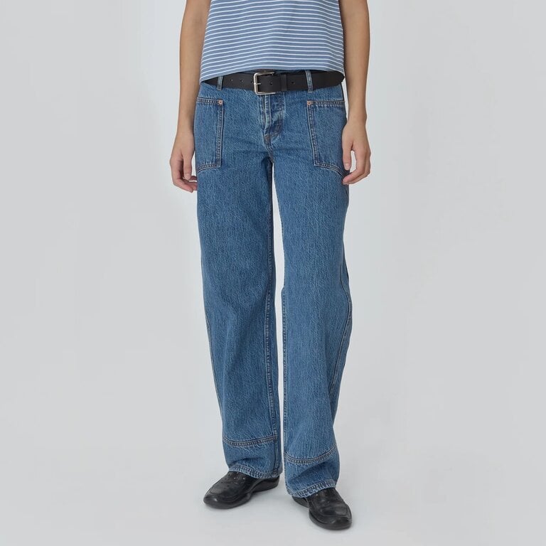 Still Here Supply Jean in Classic Blue