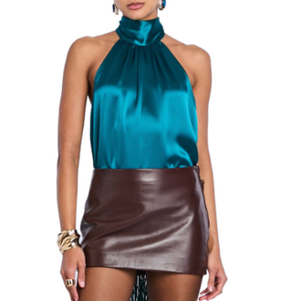 Retrofete Martina Top in Sarcelle