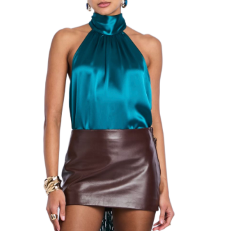 Retrofete Martina Top in Sarcelle